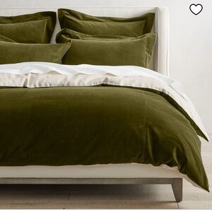 Williams Sonoma Yellow Duvet Cover, king